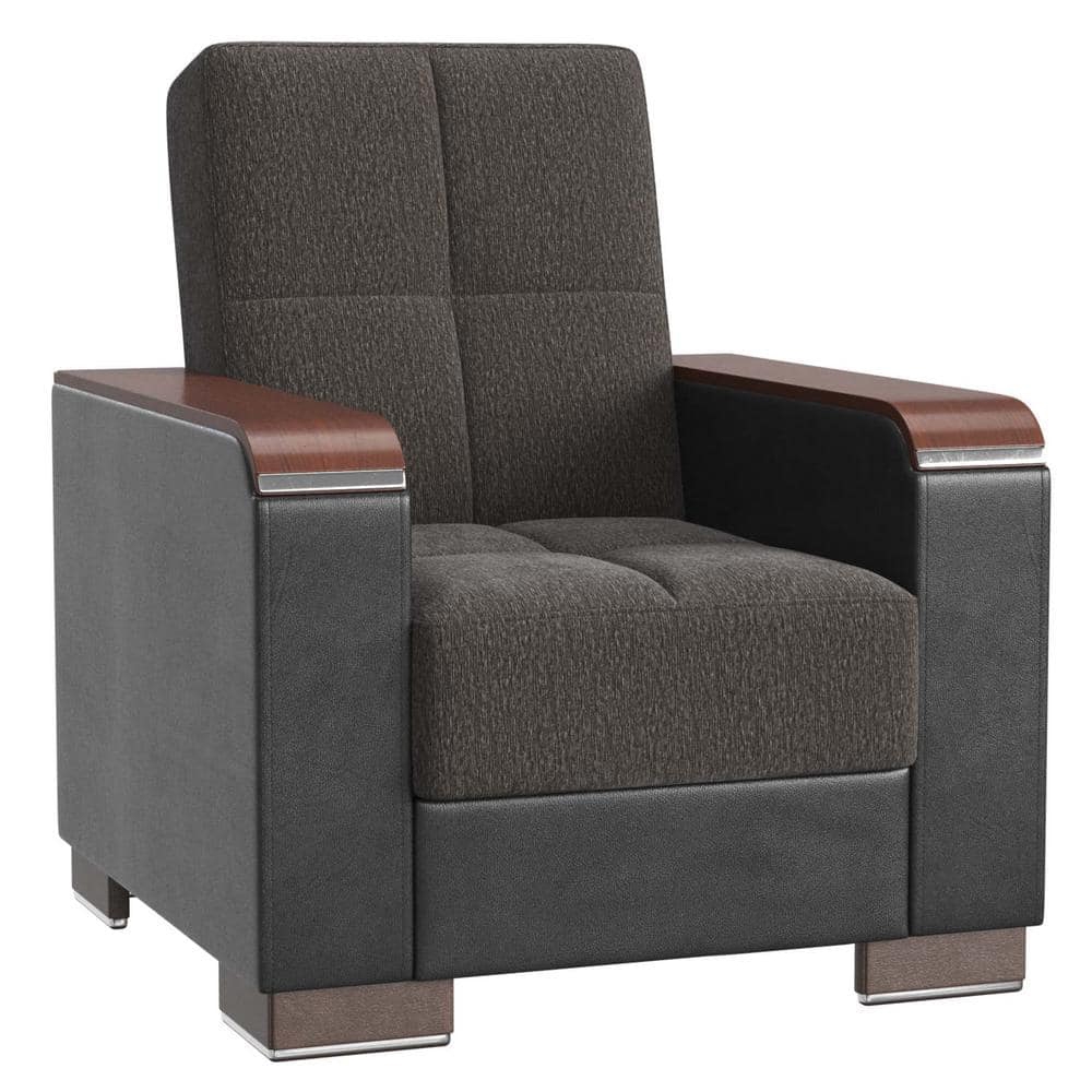 Armada X Fabric/PU Convertible Sleeping Arm Chair
