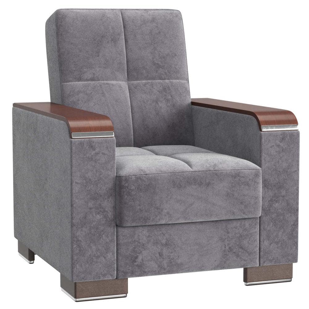 Armada X Fabric/PU Convertible Sleeping Arm Chair