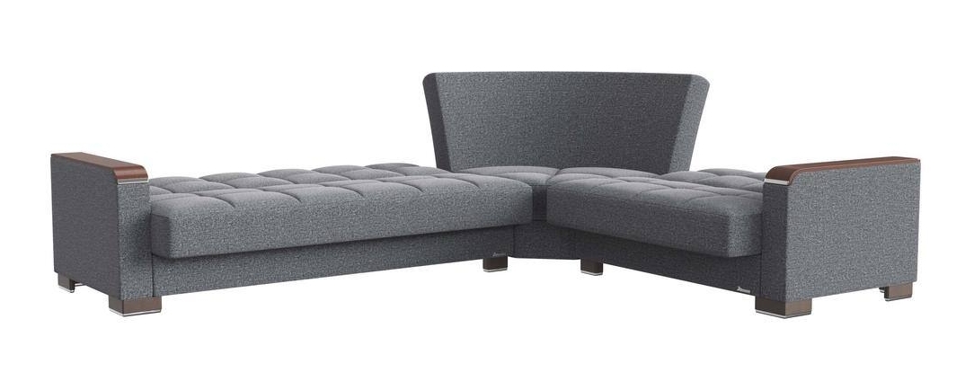 Armada X Fabric Convertible L-Shaped Sectional