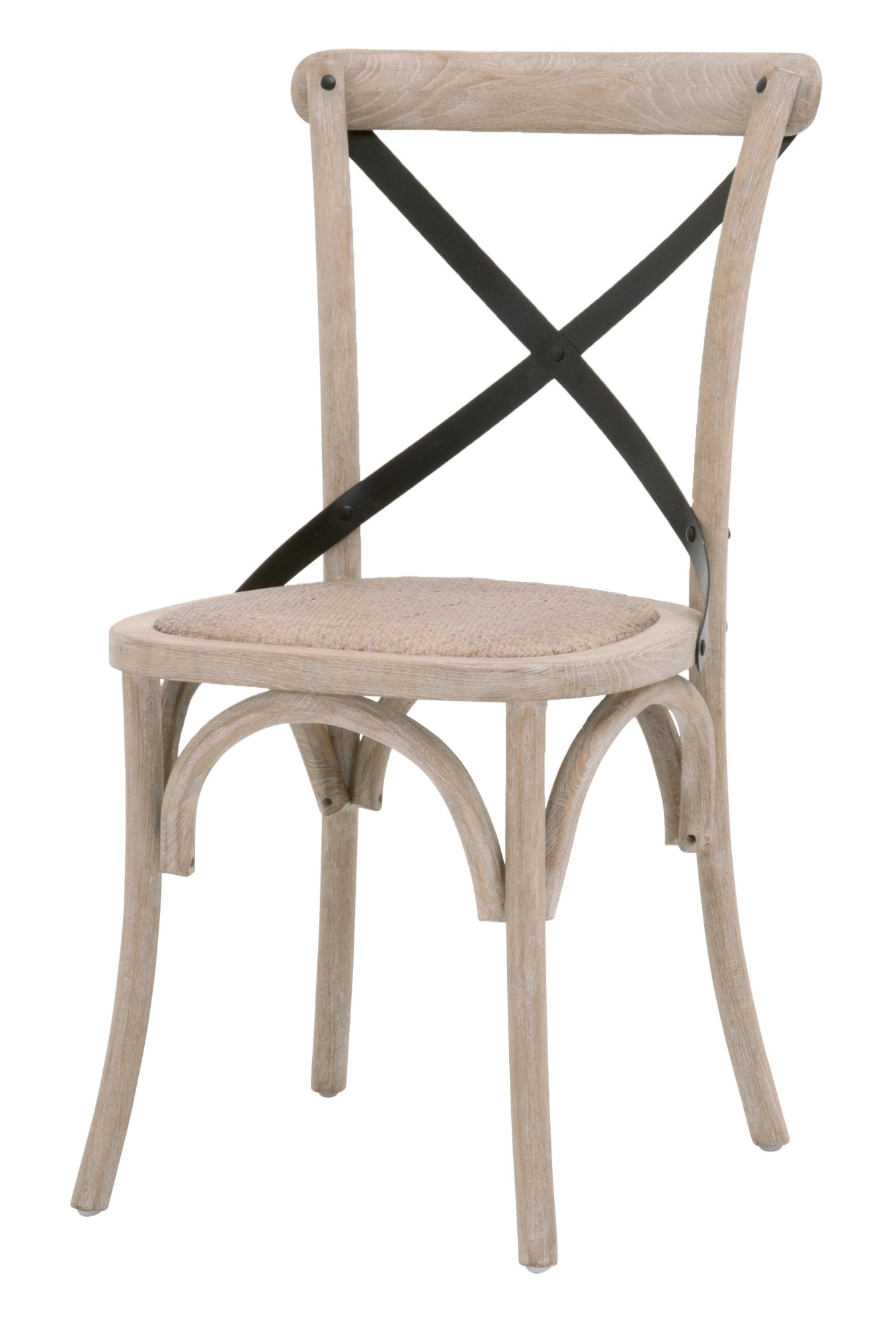 Grove Wood/Iron/Rattan Dining Chair