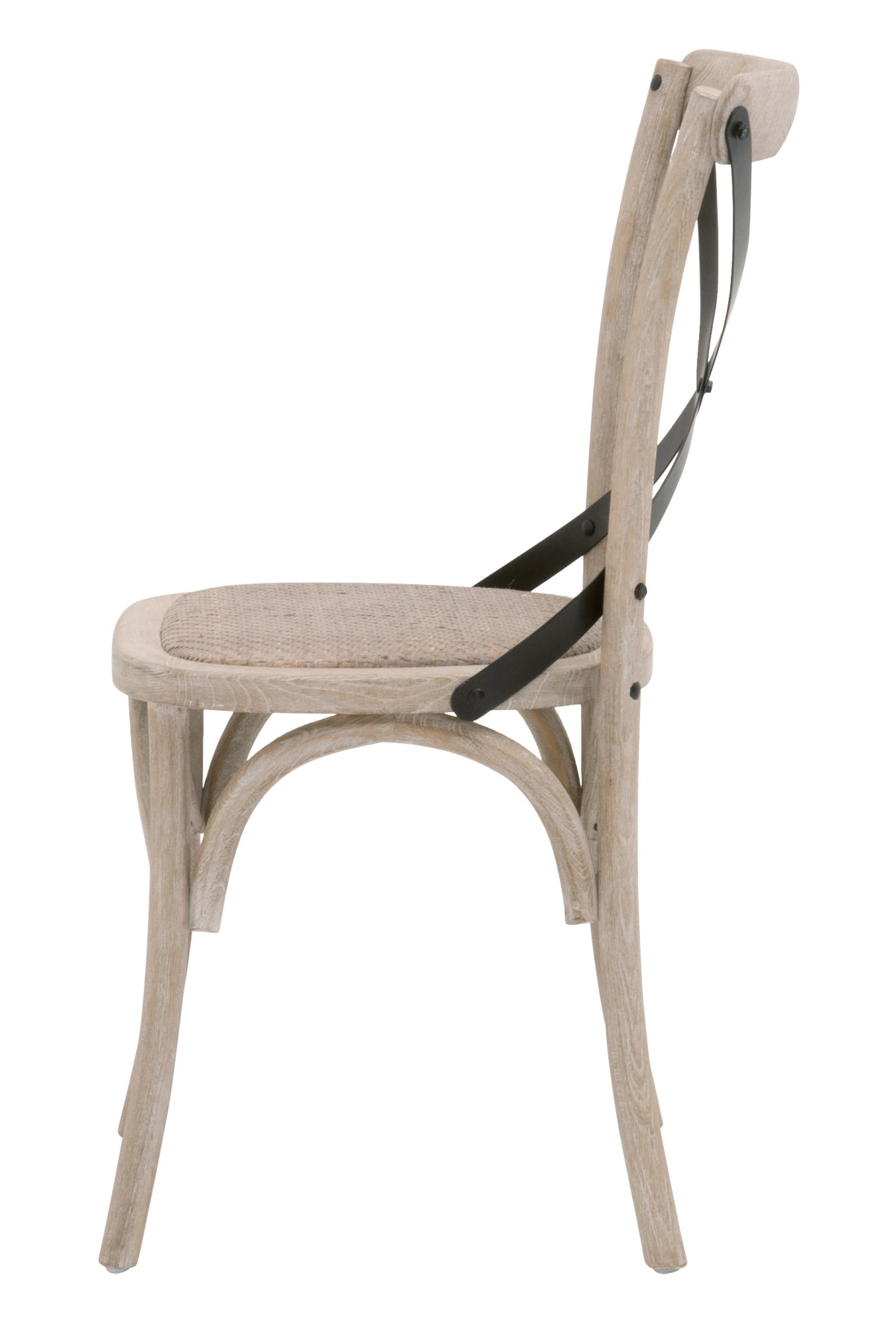 Grove Wood/Iron/Rattan Dining Chair