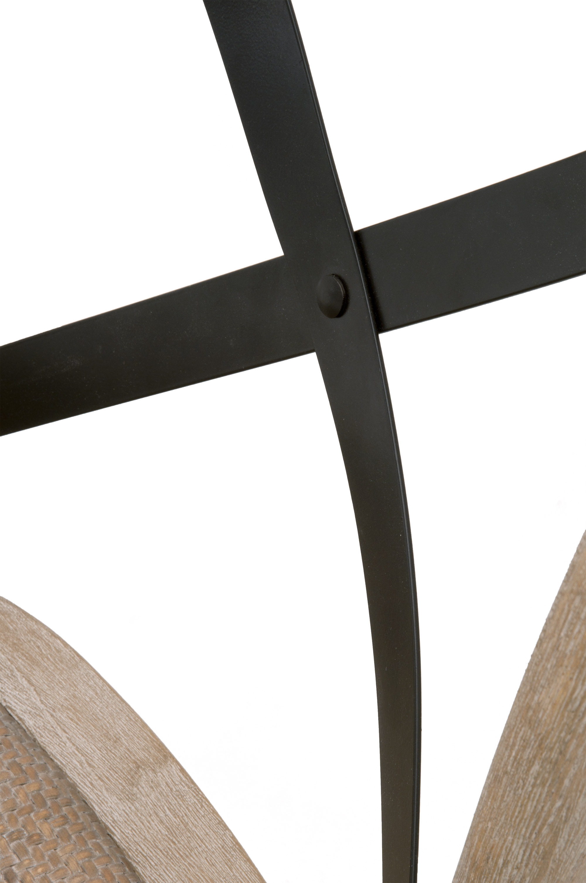 Grove Wood/Iron/Rattan Dining Chair