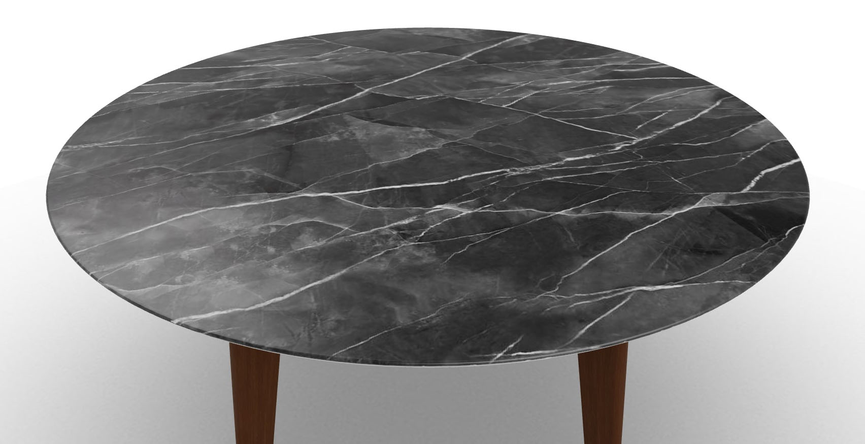 Abrey Wood/Ceramic Round Dining Table
