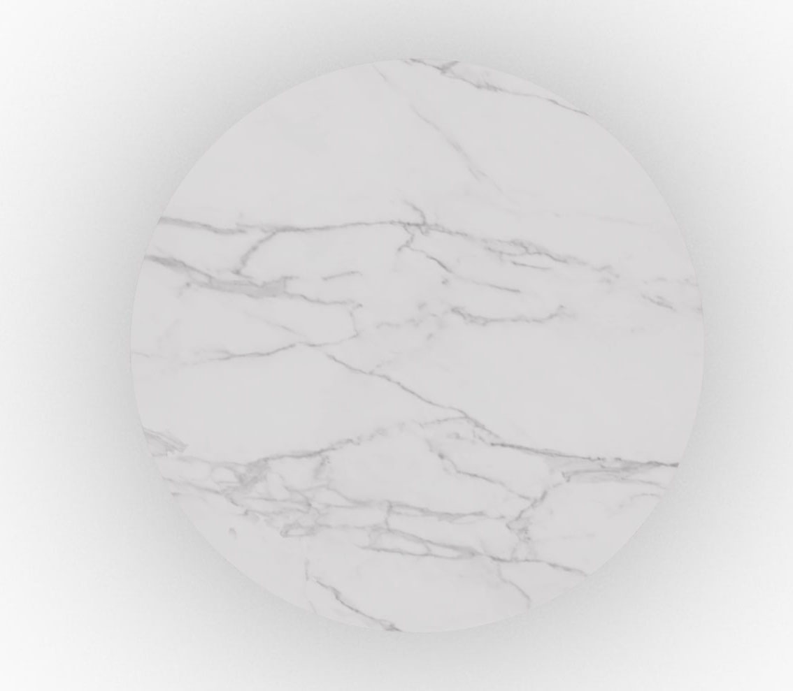 Abrey Wood/Ceramic Round Dining Table
