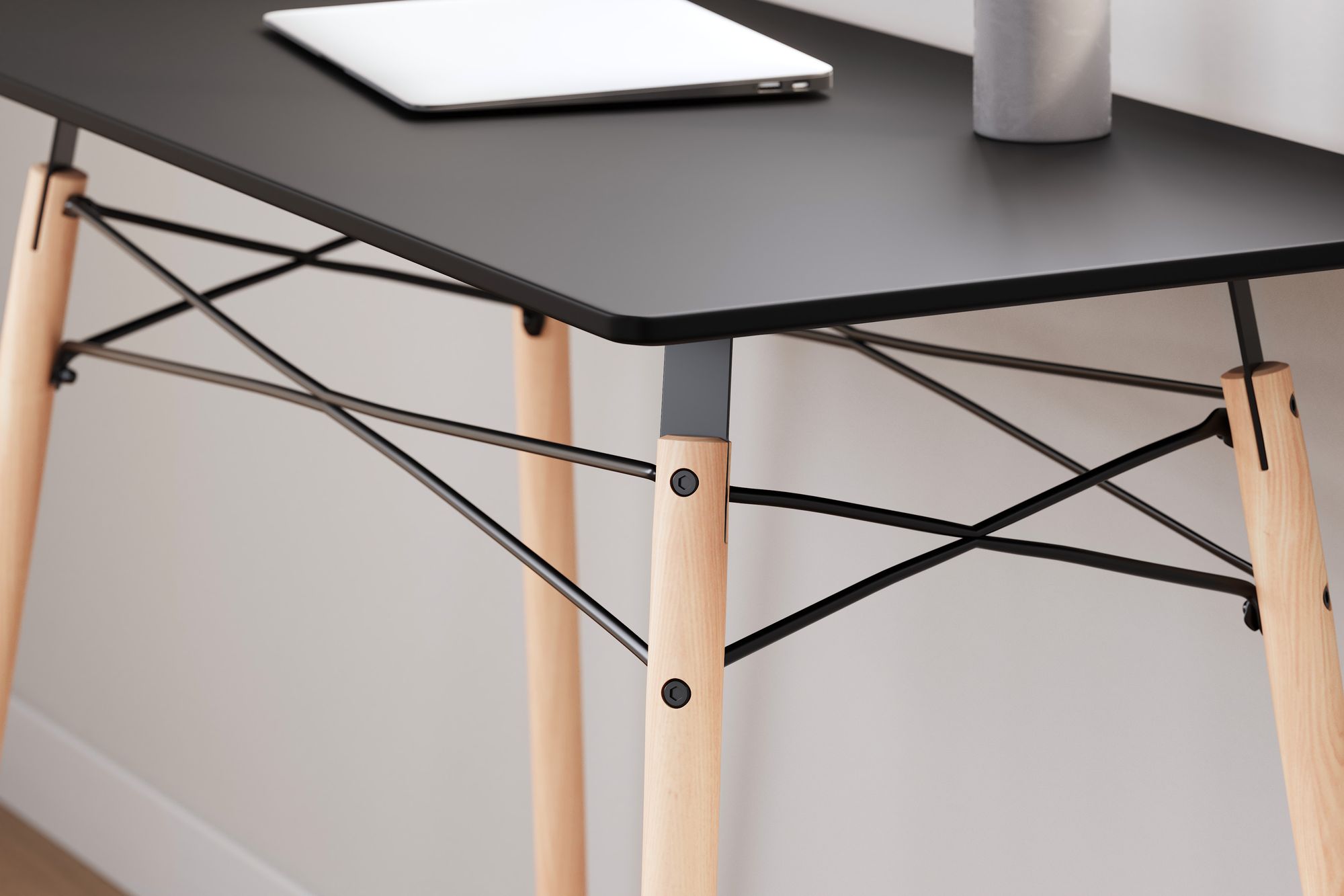 Jaspeni Wood Home Office Desk