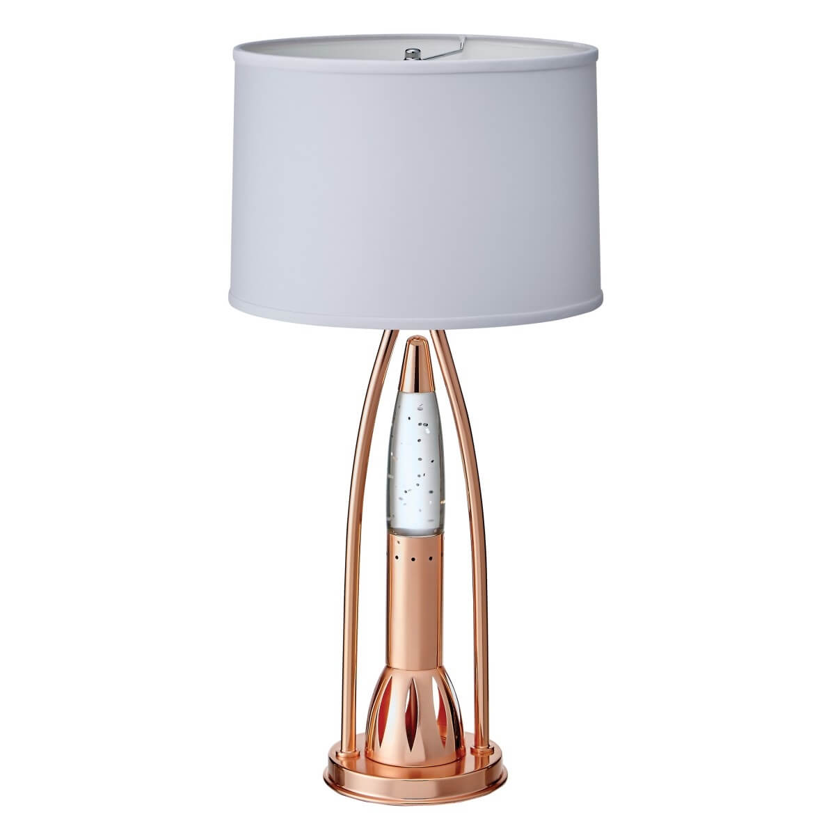 Lenora Metal/Fabric Table Lamp - Thumbnail 4