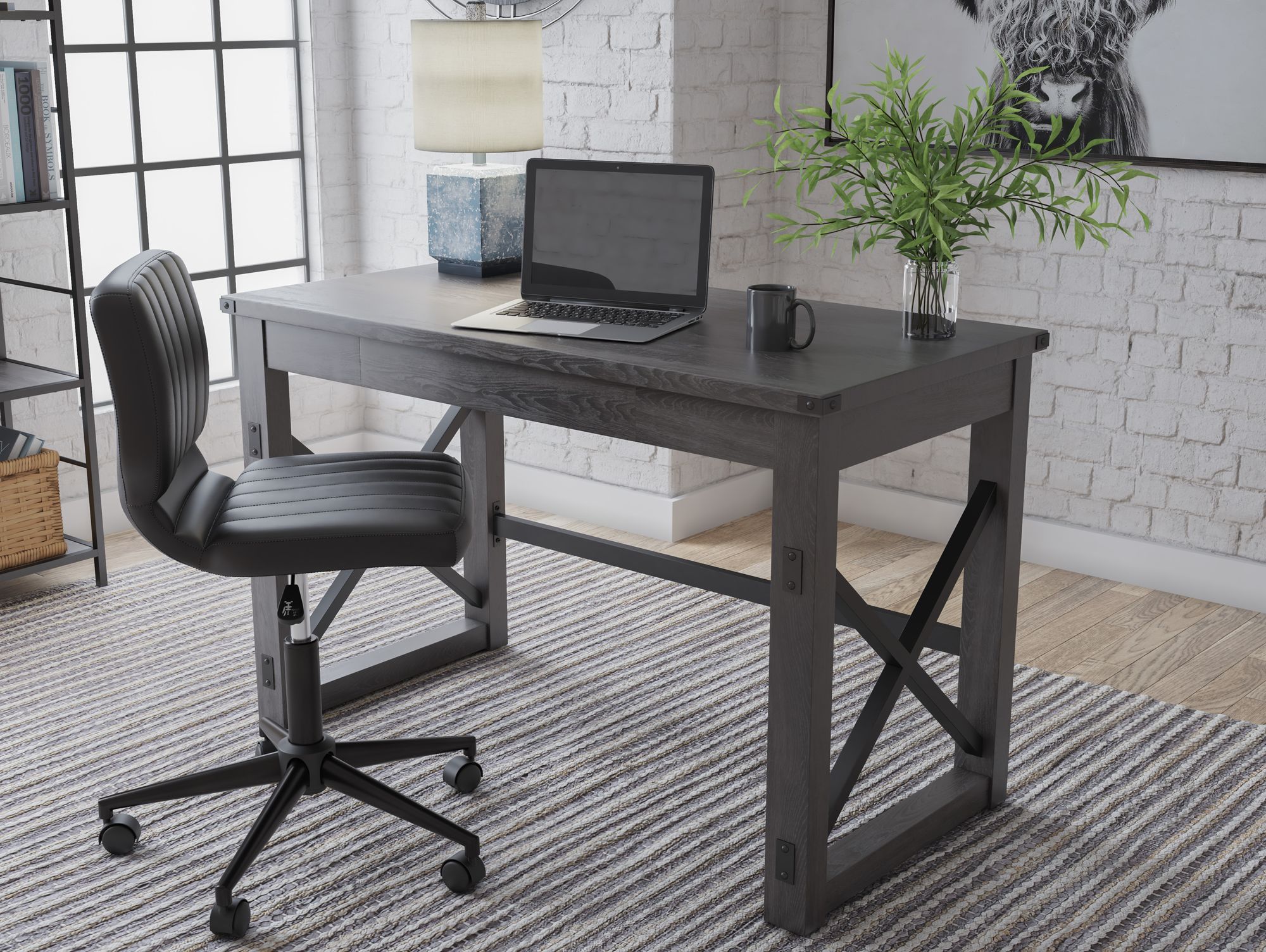 Freedan Wood Home Office Desk