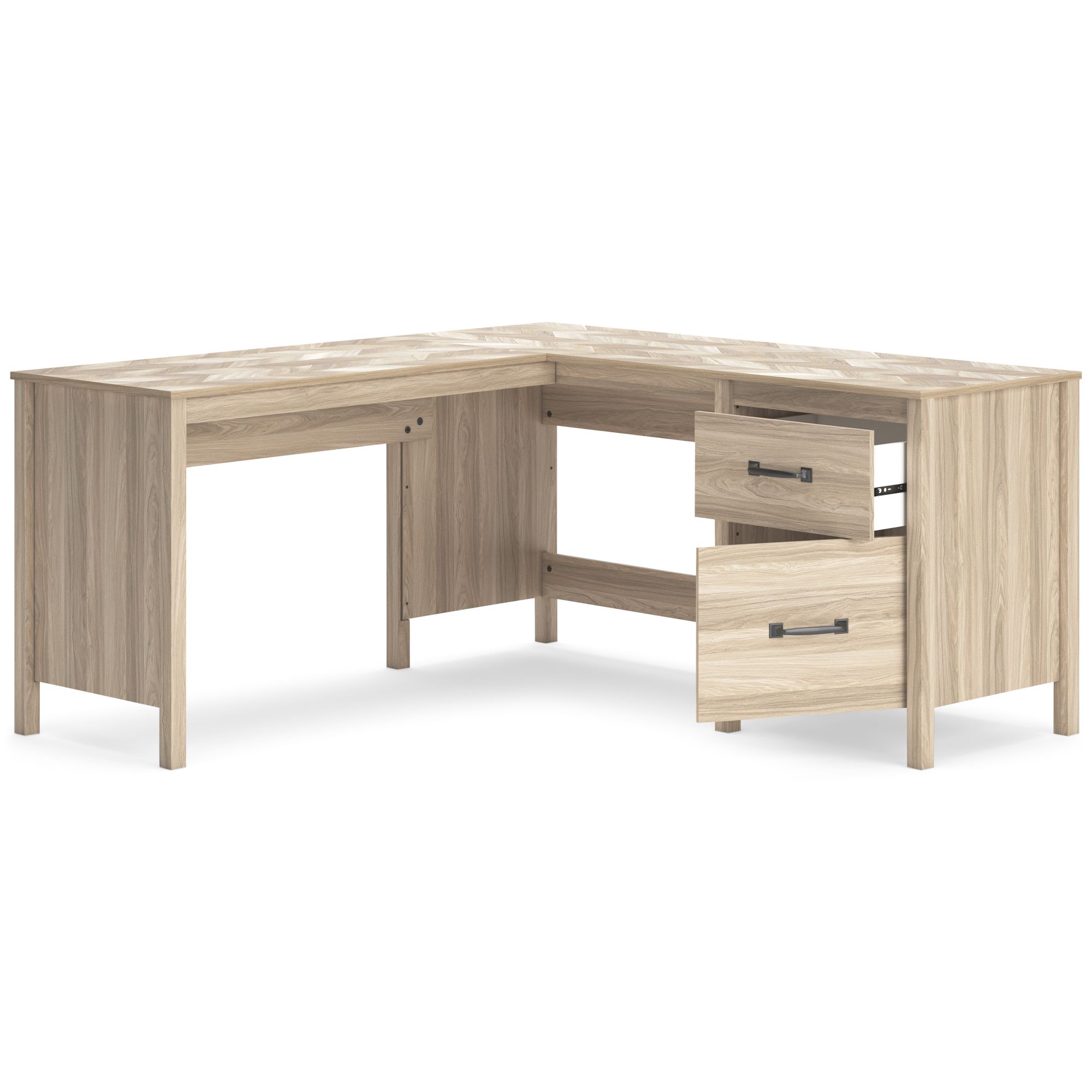 Battelle MDF/Plywood 60" Home Office Desk with Return