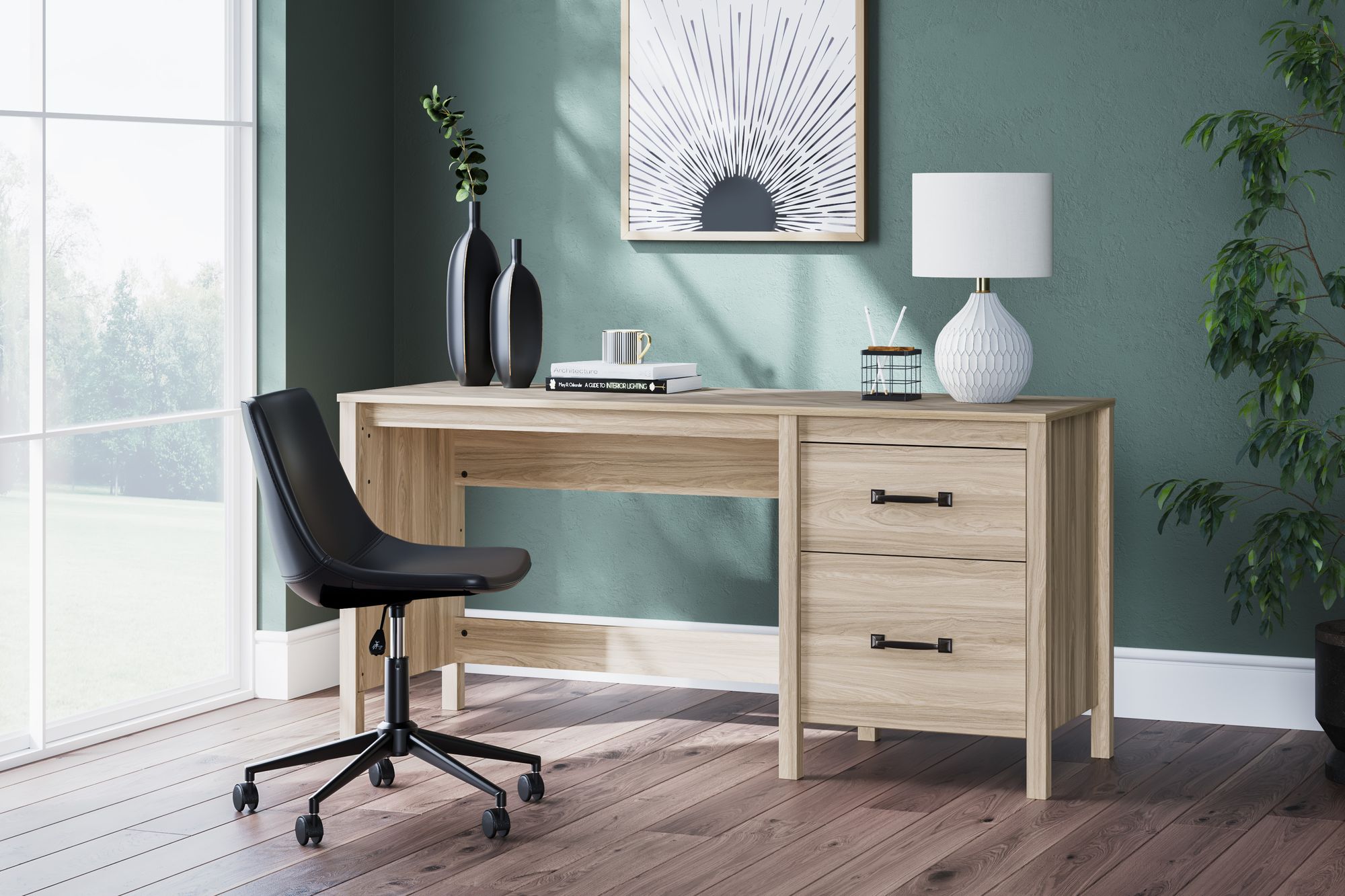 Battelle MDF/Plywood Home Office Desk