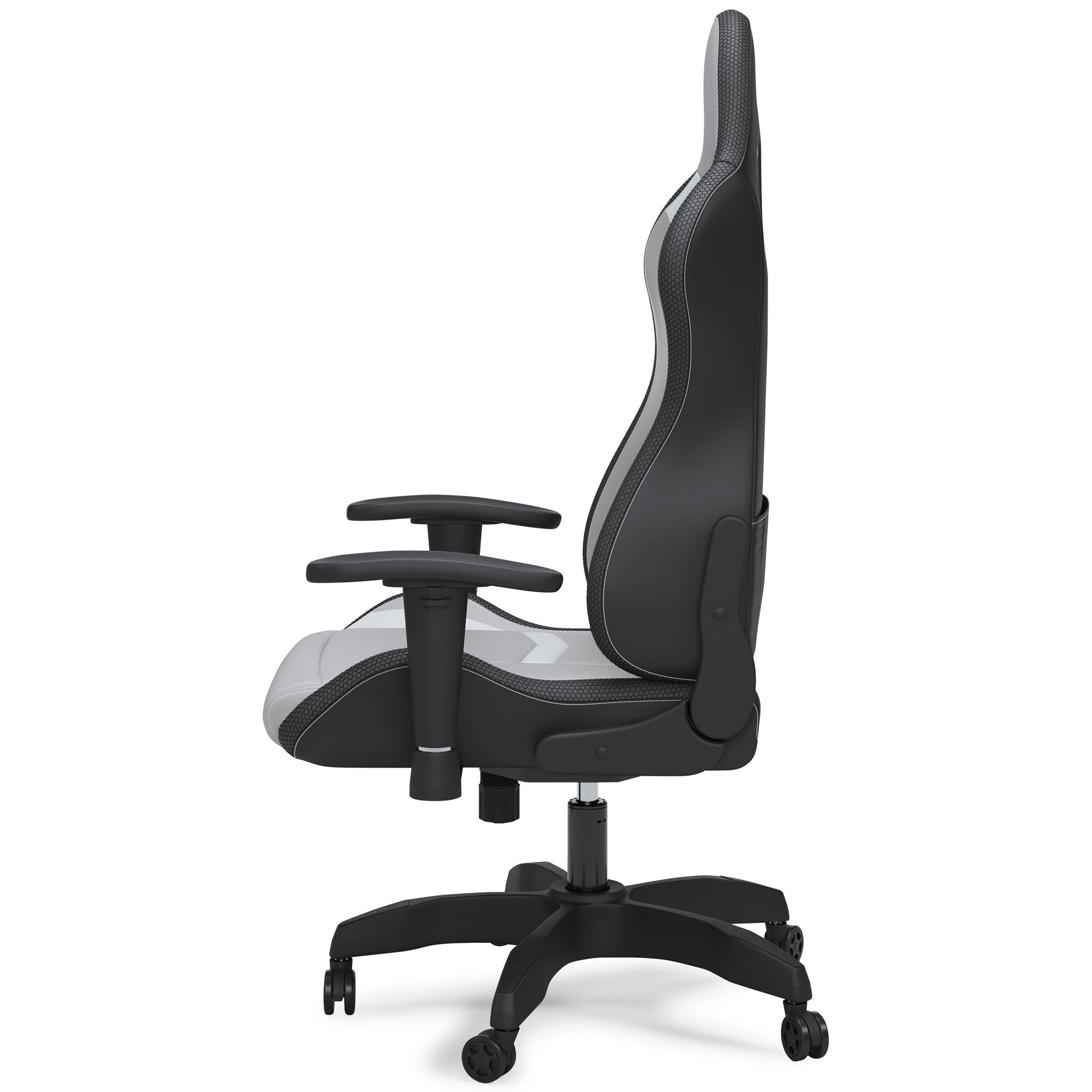 Lynxtyn Steel/Faux Leather Home Office Swivel Desk Chair
