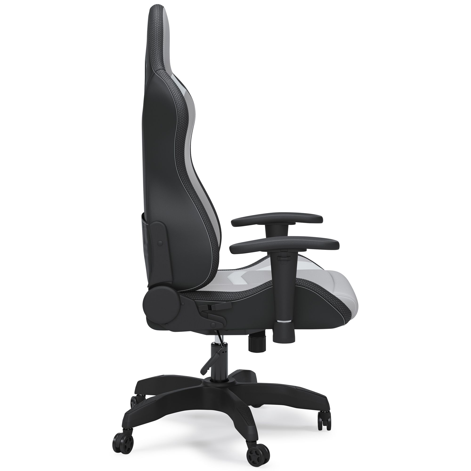 Lynxtyn Steel/Faux Leather Home Office Swivel Desk Chair