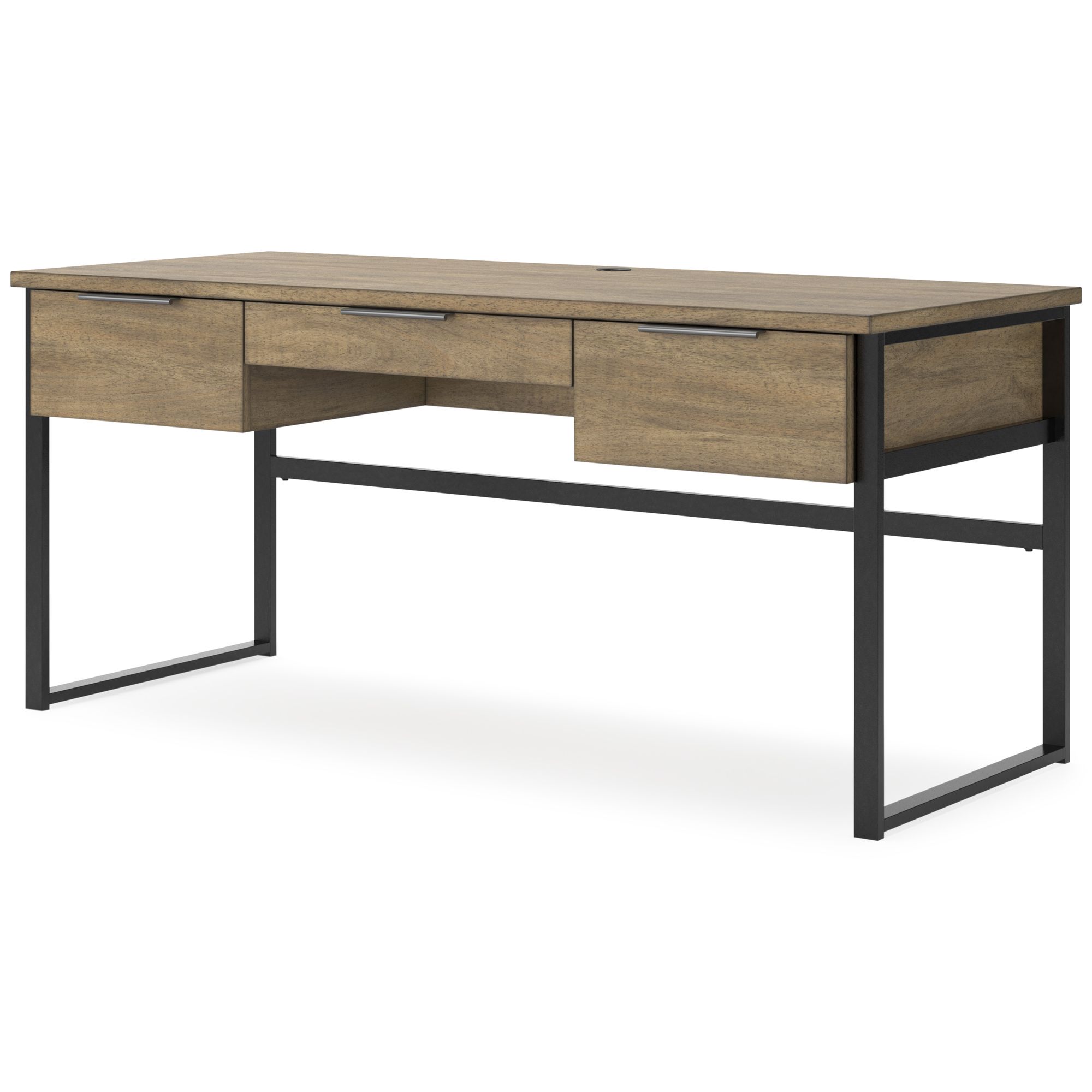 Montia Wood/Metal Home Office Desk