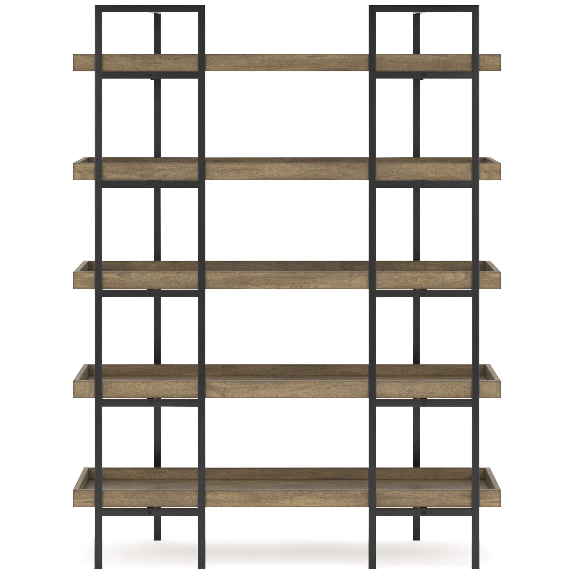 Montia Wood/Metal Bookcase