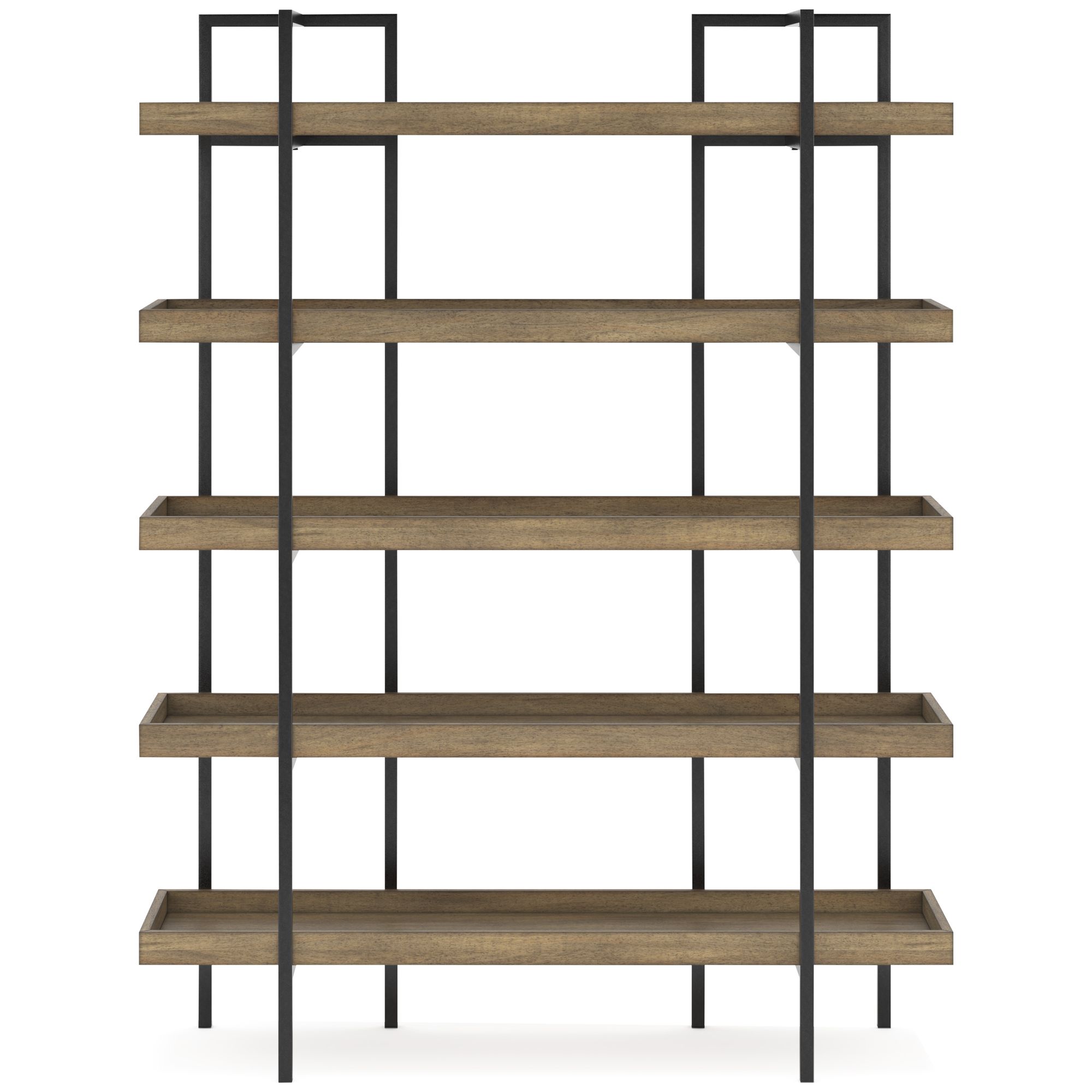 Montia Wood/Metal Bookcase