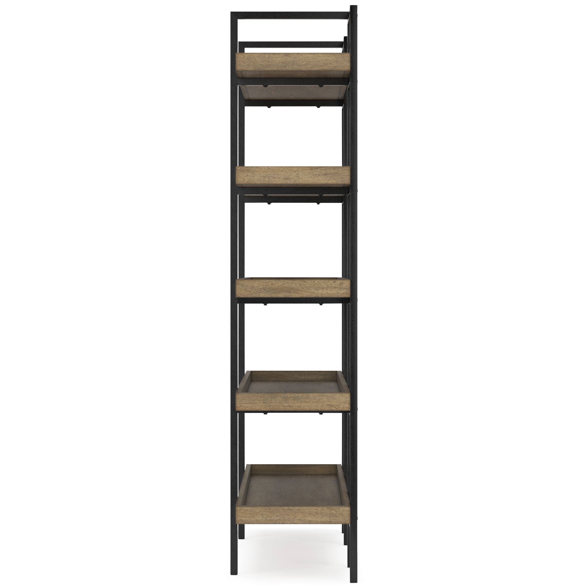 Montia Wood/Metal Bookcase