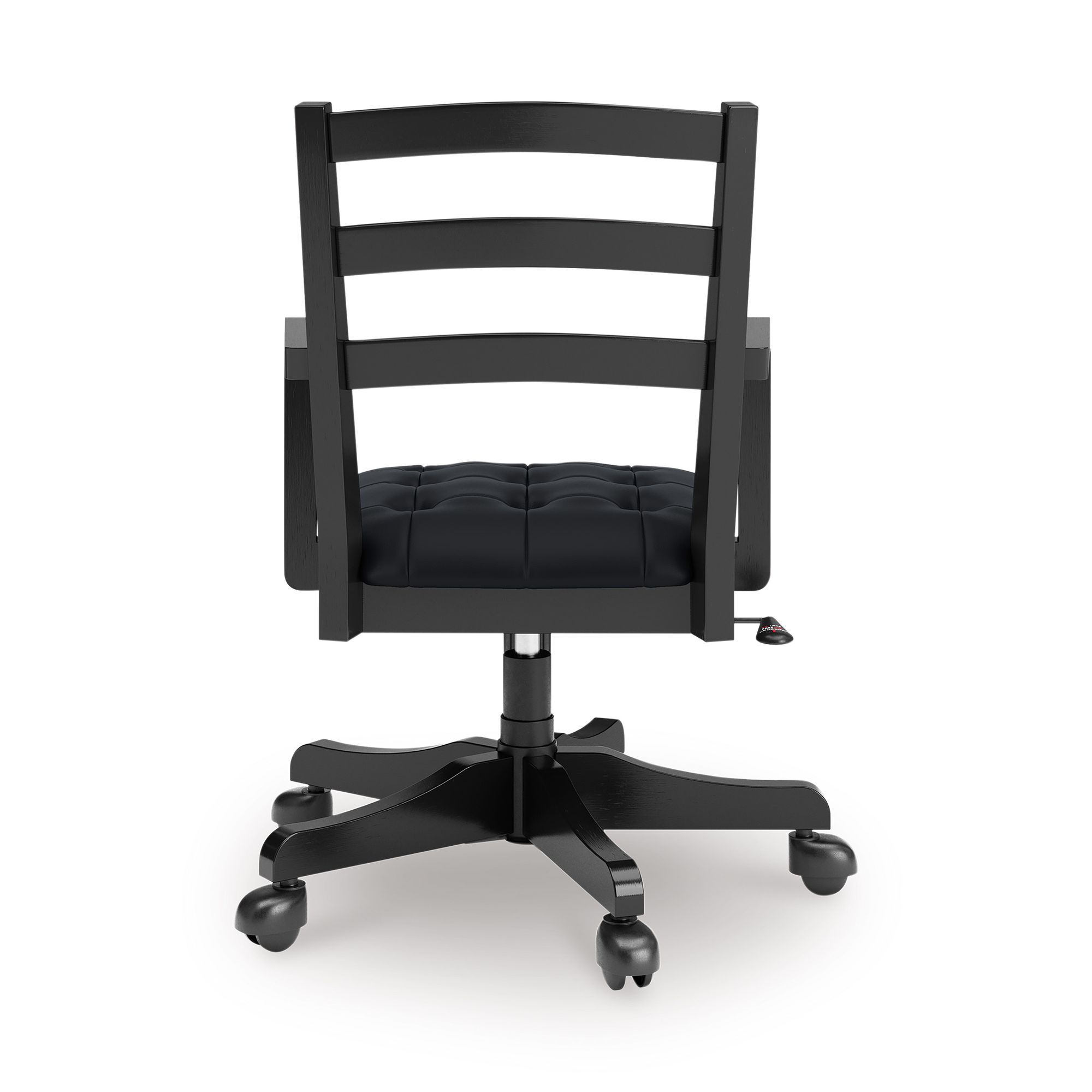 Wildenauer Wood/Fabric Home Office Swivel Desk Chair