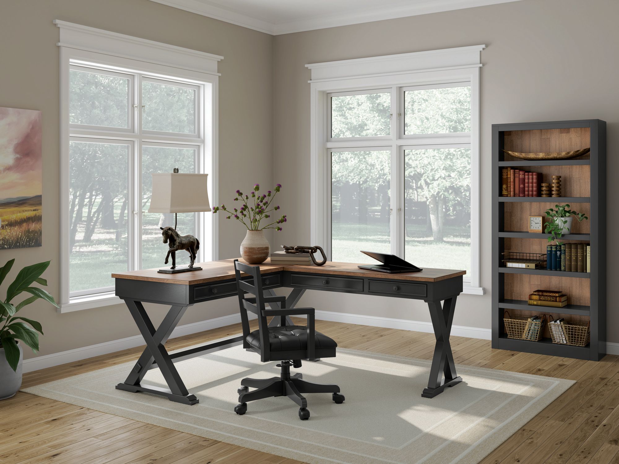Wildenauer Wood/MDF Home Office Desk