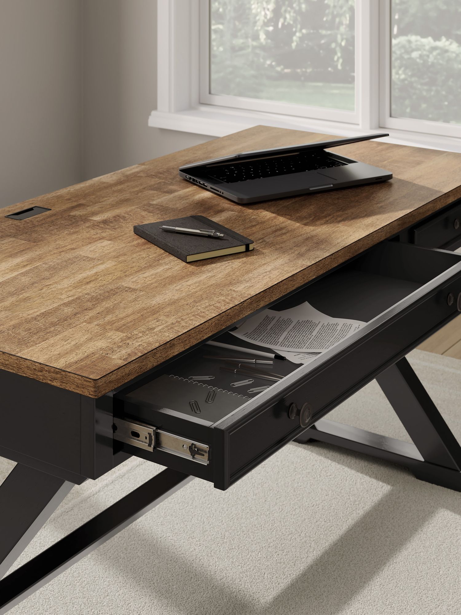 Wildenauer Wood/MDF Home Office Desk