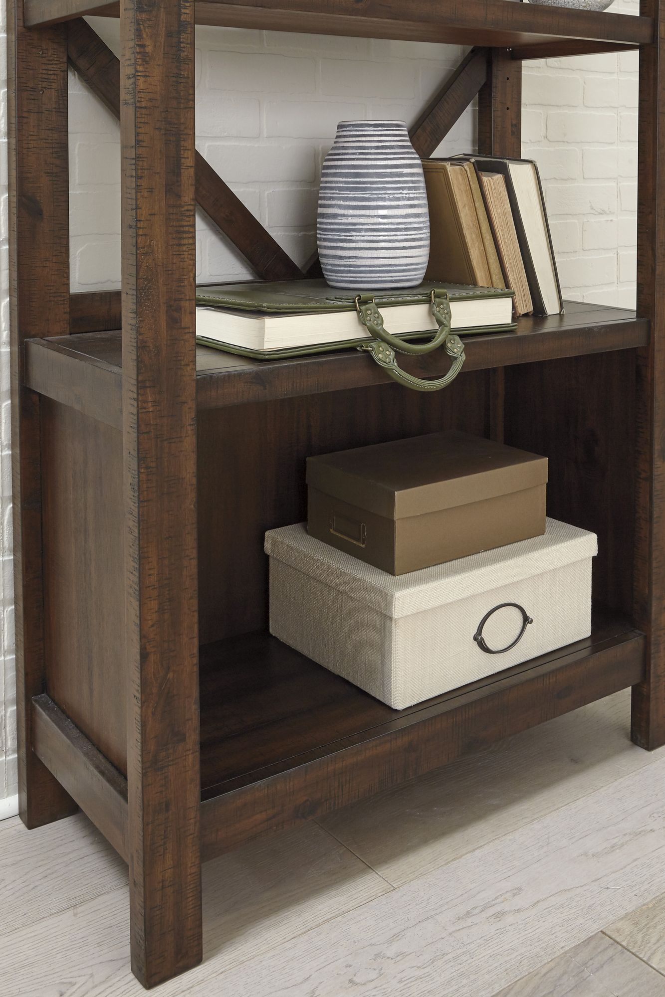 Baldridge Wood Large Bookcase