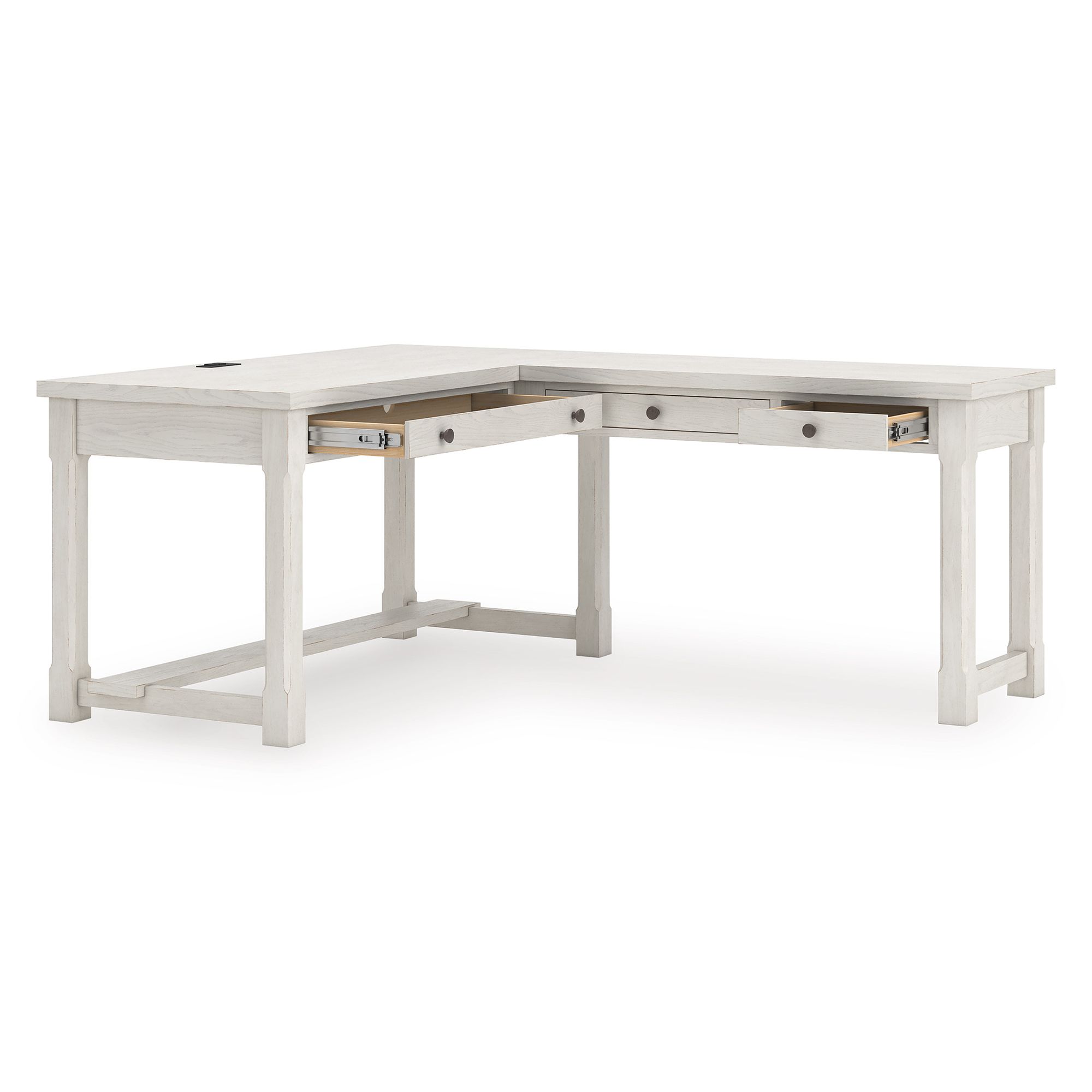 Robbinsdale Wood/MDF L-Shaped Home Office Desk