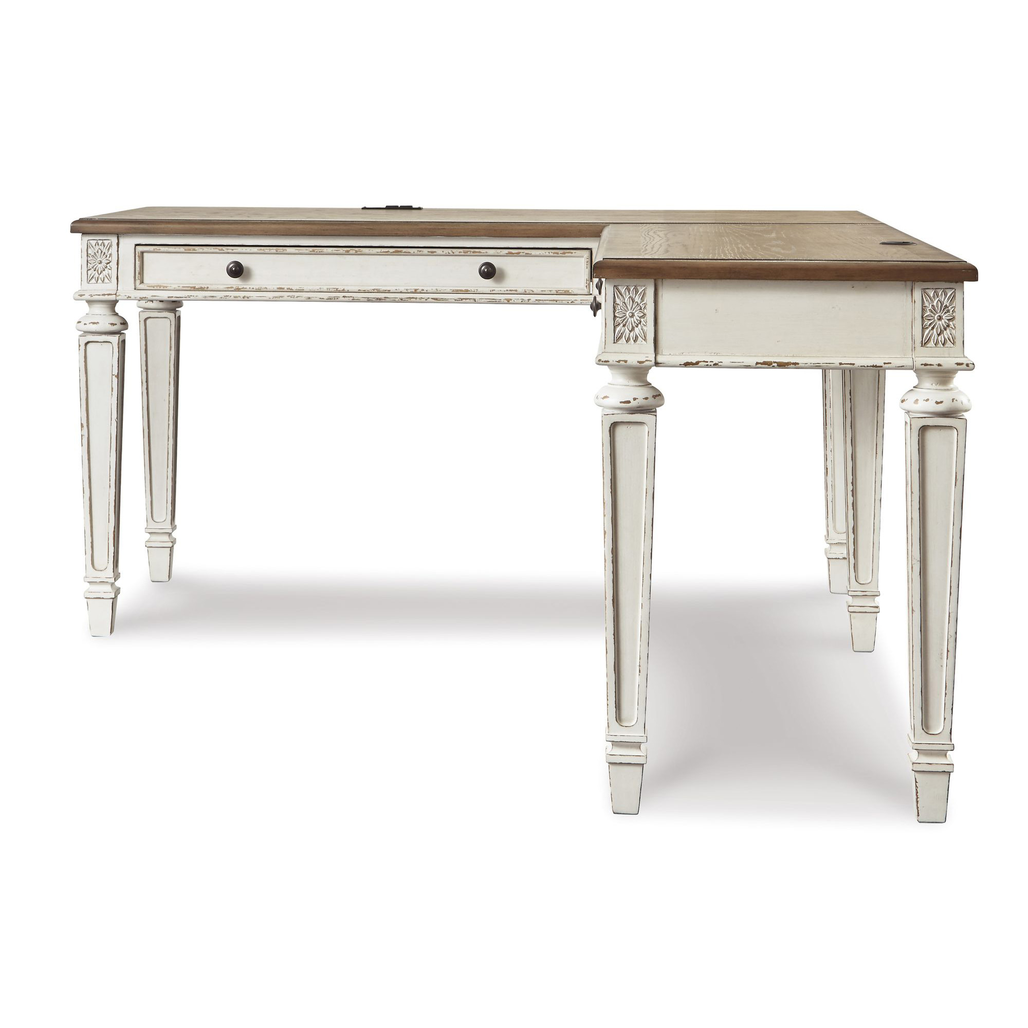 Realyn Wood 2-Piece Home Office Desk