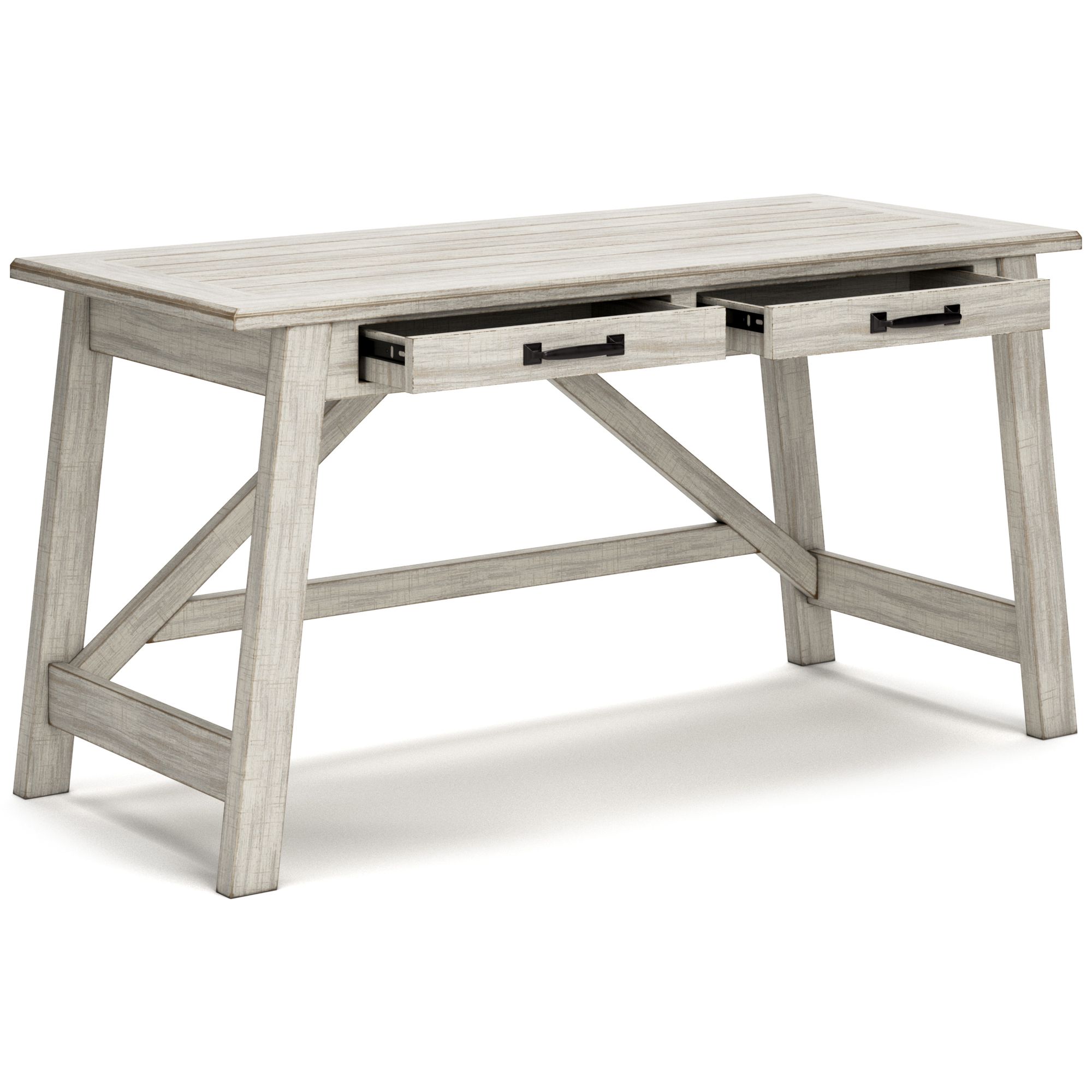Carynhurst Wood Home Office Large Leg Desk