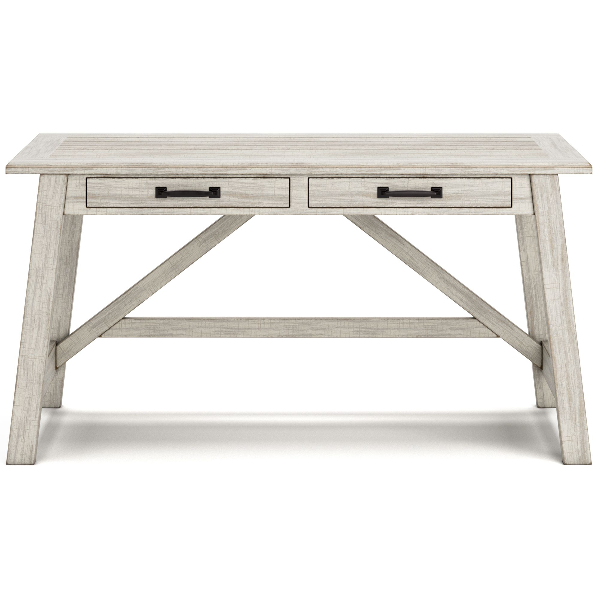 Carynhurst Wood Home Office Large Leg Desk