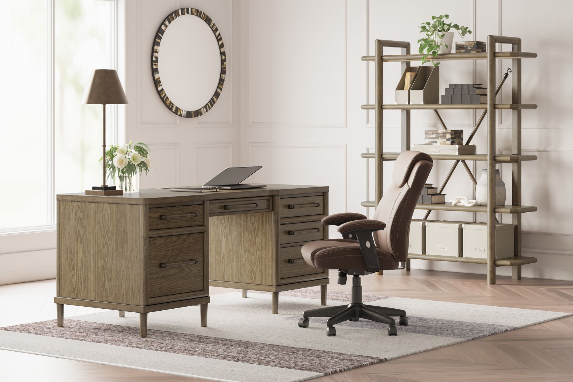Roanhowe Wood/MDF Home Office Desk