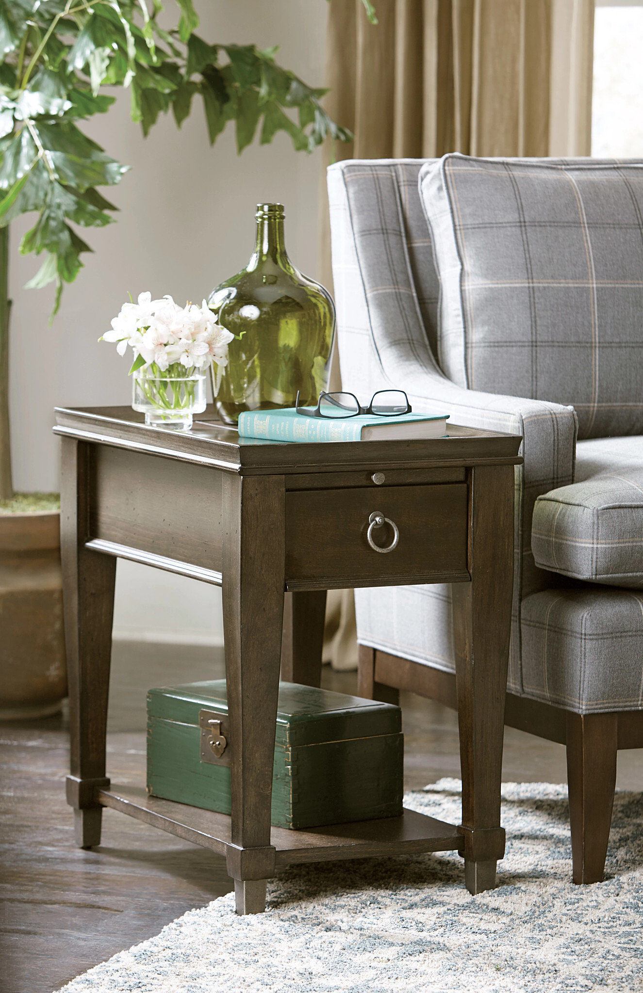 Sunset Valley Rectangular Wood Cocktail Table Set