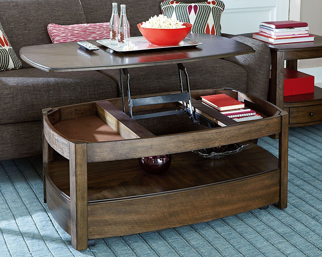 Primo Rectangular Lift Top Coffee Table