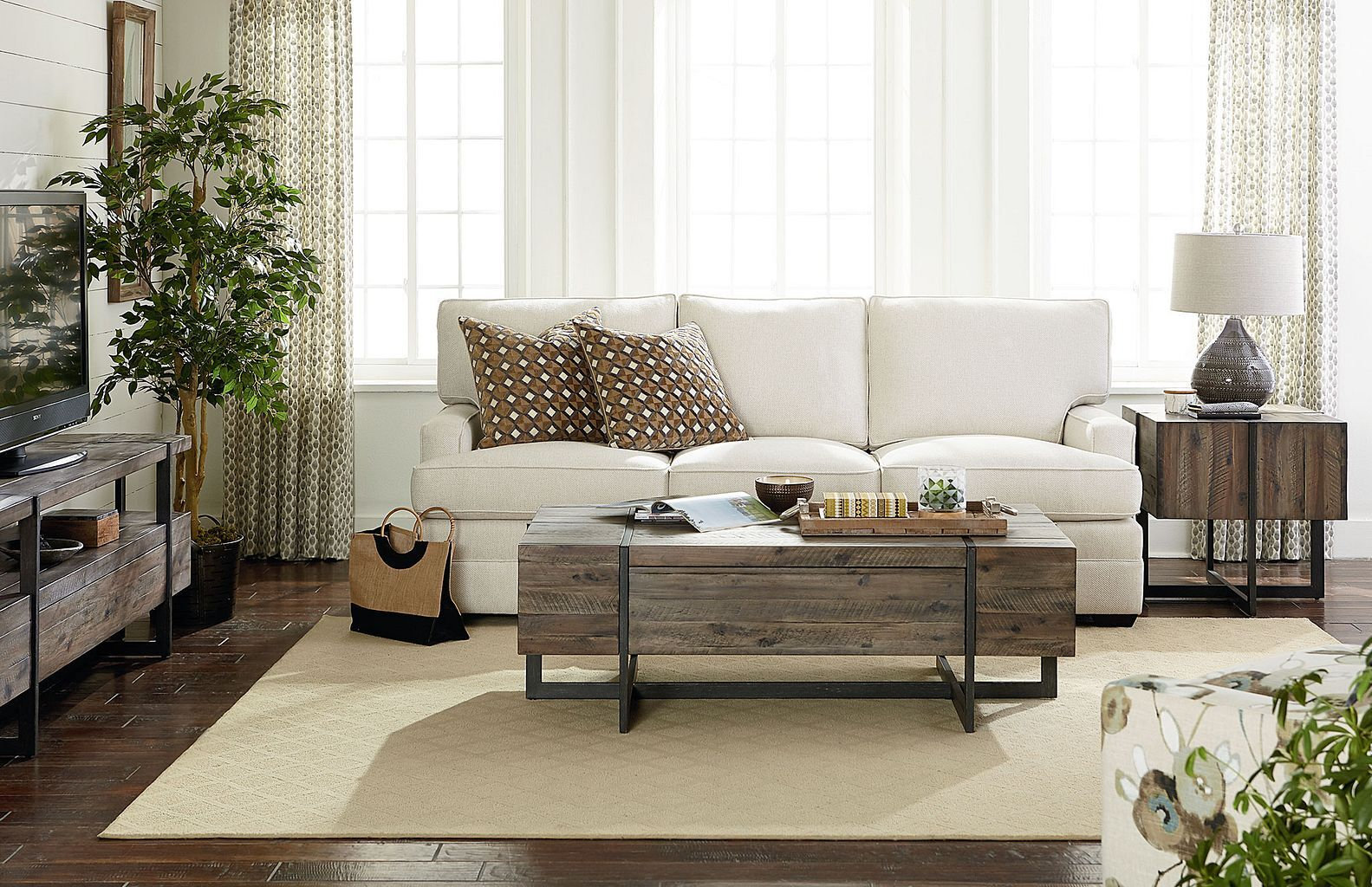 Hammary Modern Timber Rectangular Coffee Table