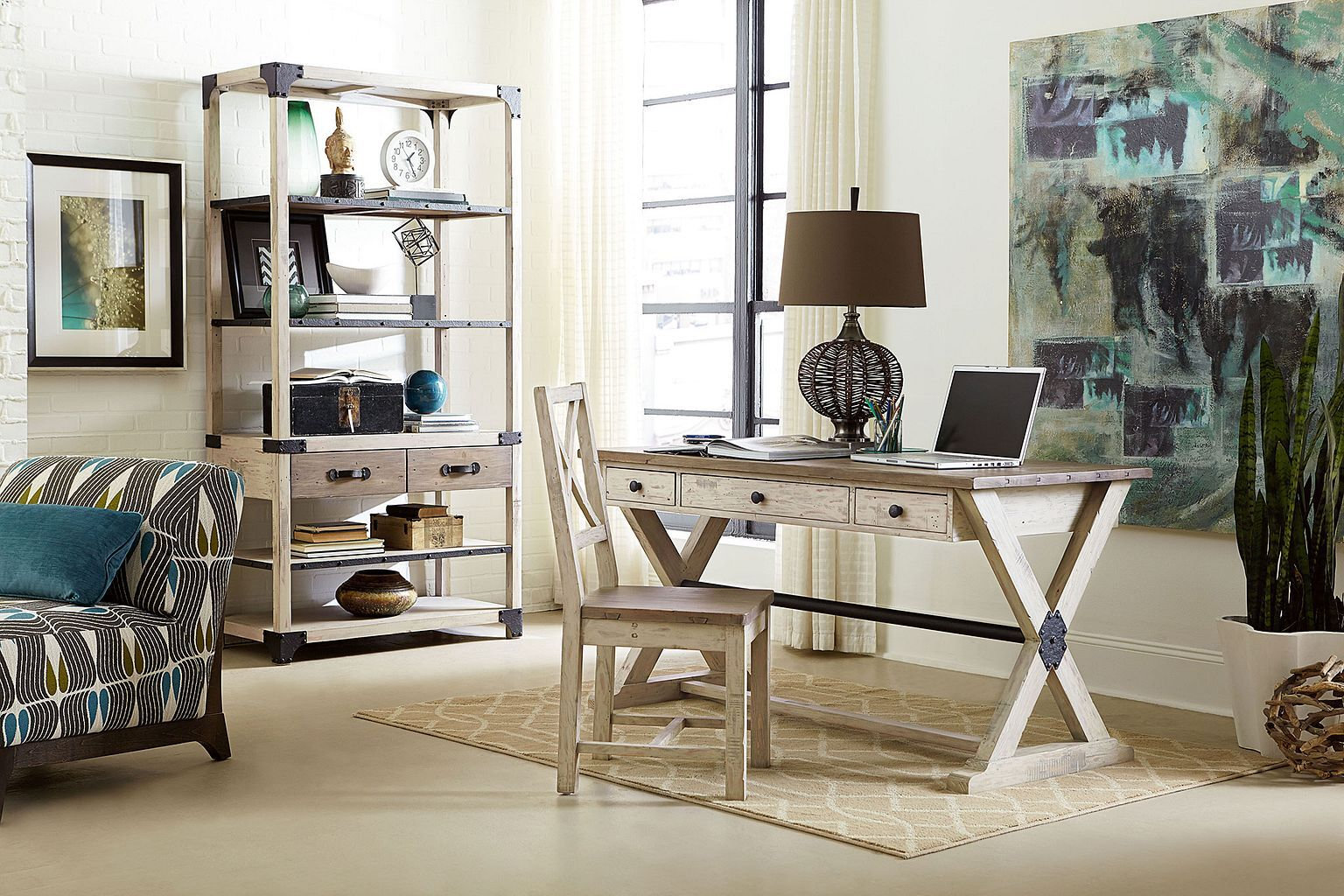 Reclamation Place Wood Bookcase