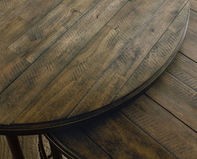 Round Nesting Cocktail Table