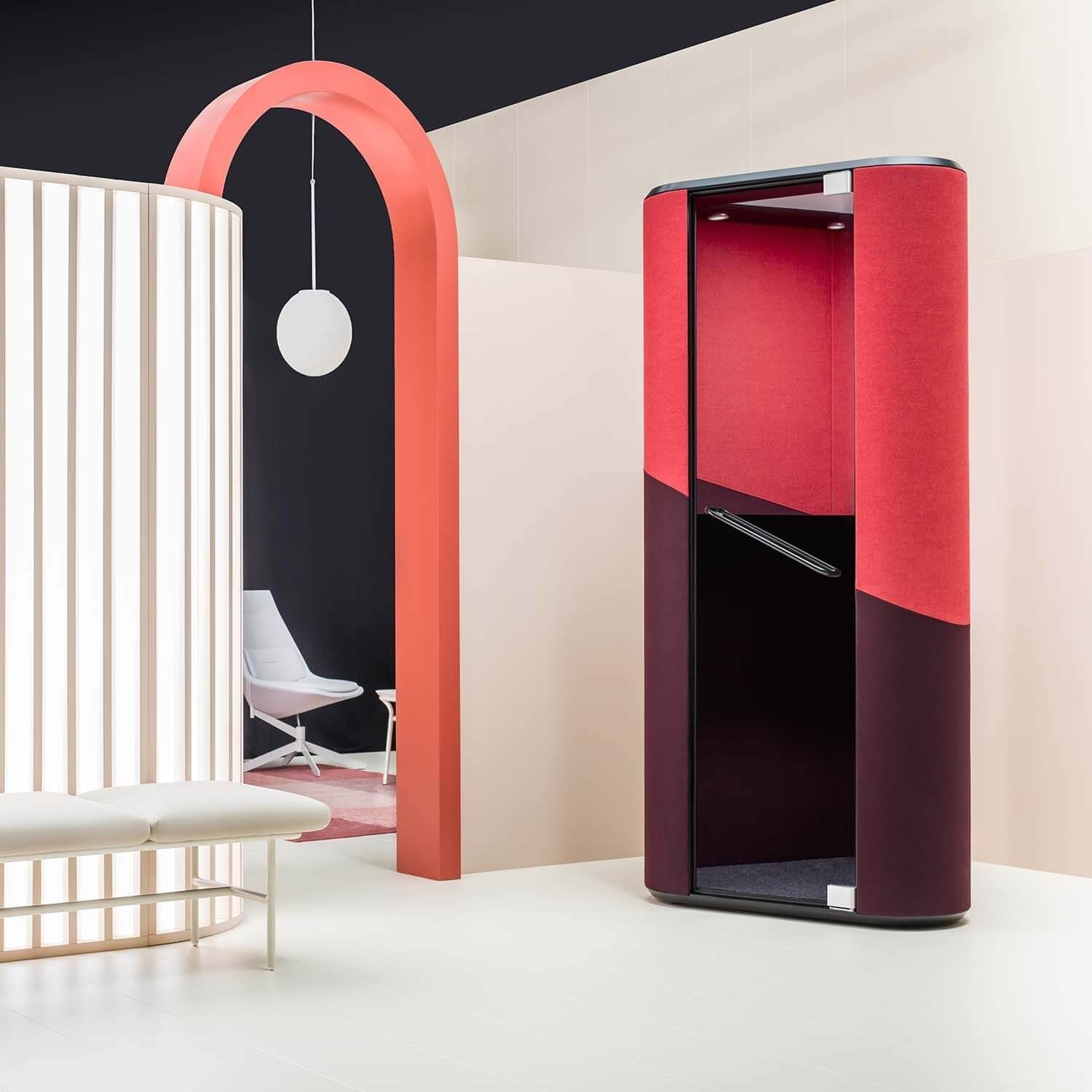 Hana Acoustic Booth High Sound Absorption 2 Point Lighting