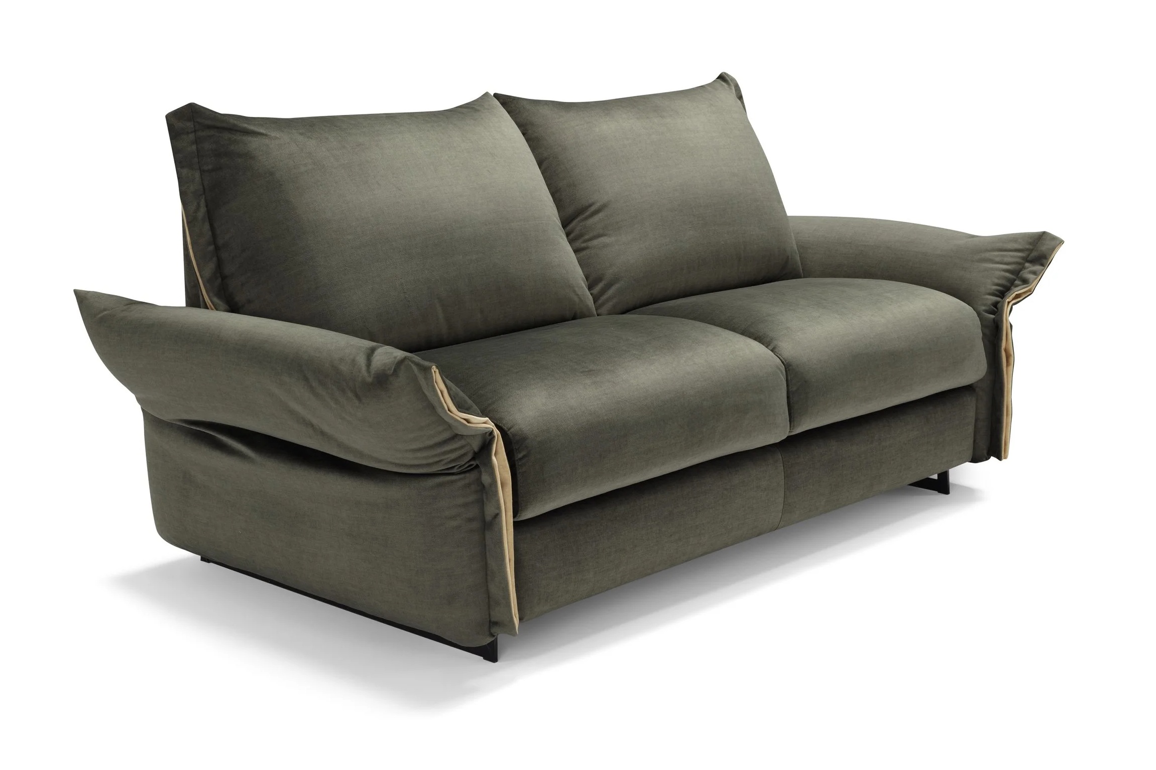 Handy Leather Convertible Sofabed Customizable