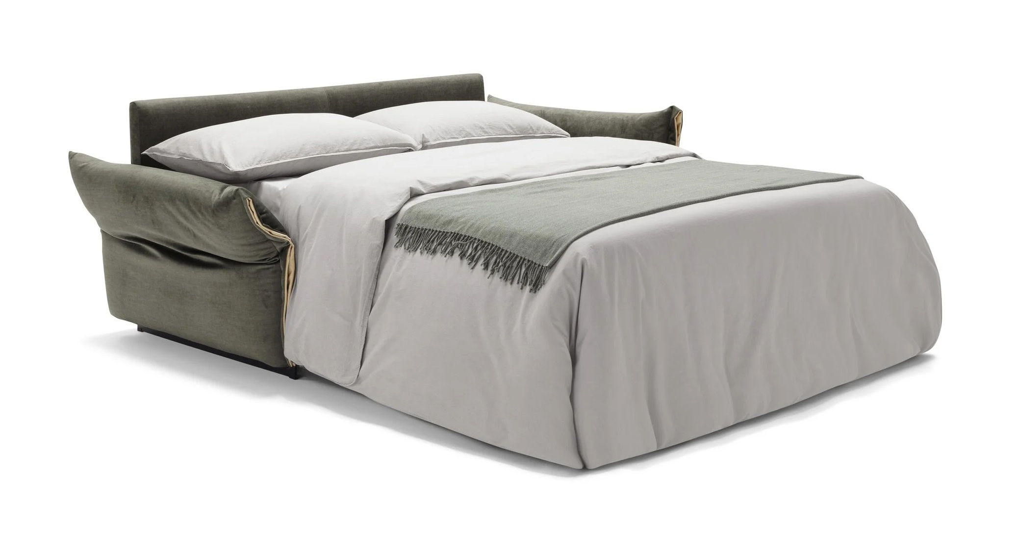Handy Leather Convertible Sofabed Customizable