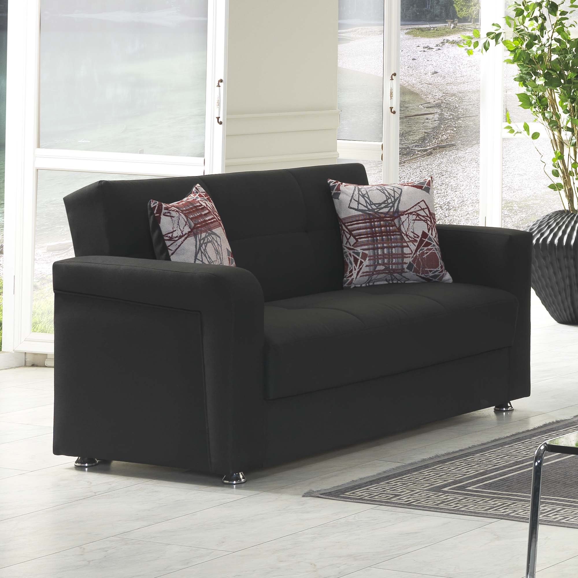 Harmony Fabric Convertible Living Set
