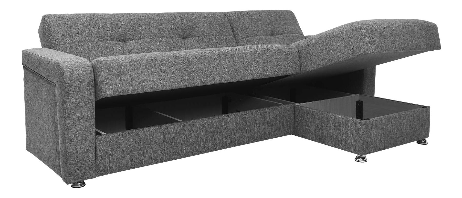Harmony Fabric Convertible Sectional