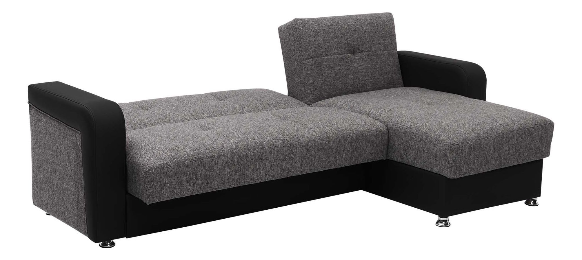 Harmony Fabric/PU Convertible Sectional Living Room Set