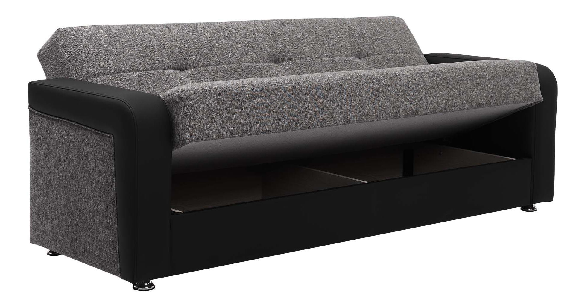 Harmony Fabric/PU Convertible Sofabed