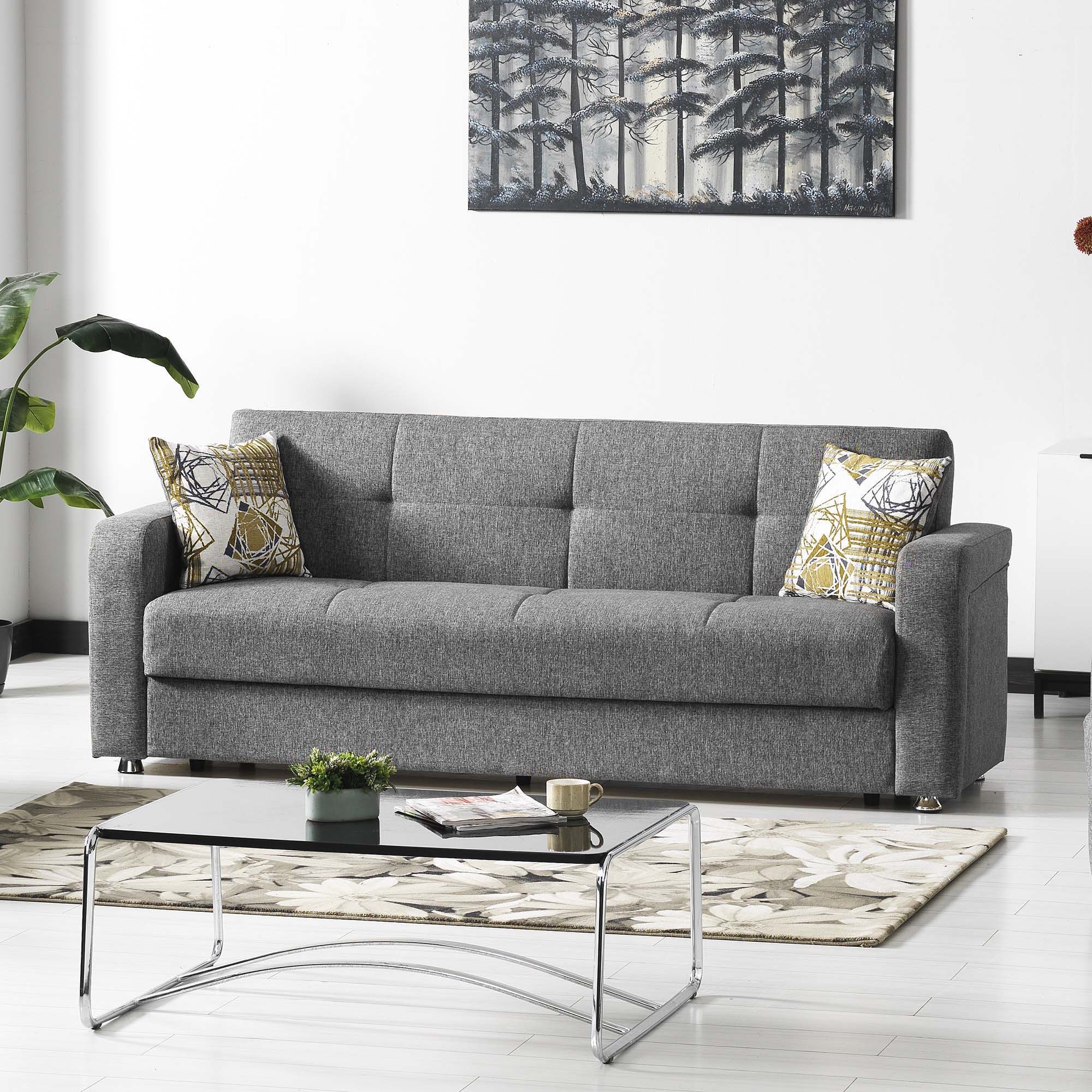 Harmony Fabric Convertible Living Set