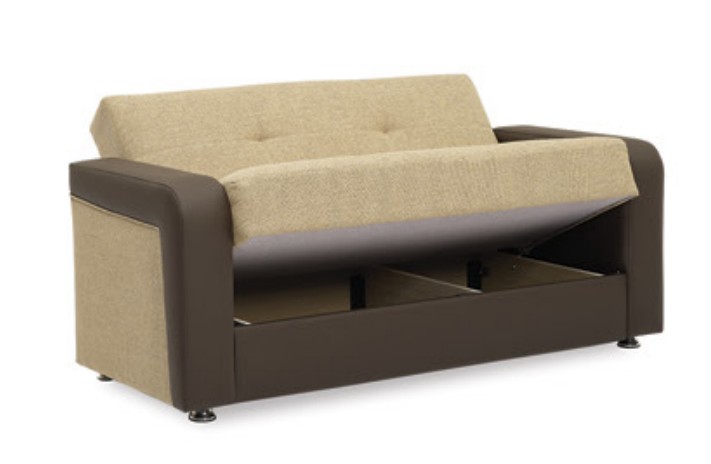 Harmony Fabric/PU Convertible Living Set