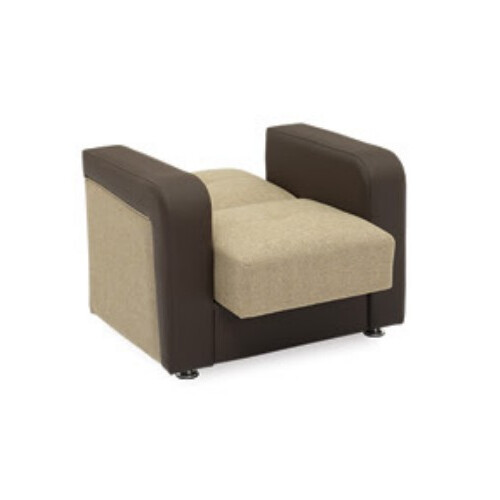 Harmony Fabric/PU Convertible Sleeper Chair