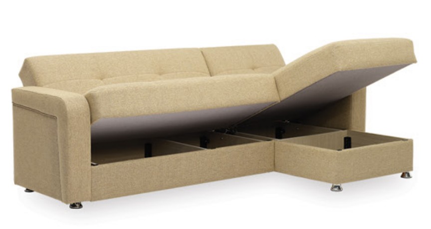 Harmony Fabric Convertible Sectional Living Room Set