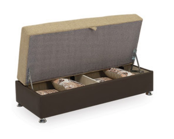 Harmony Fabric/PU Convertible Living Set