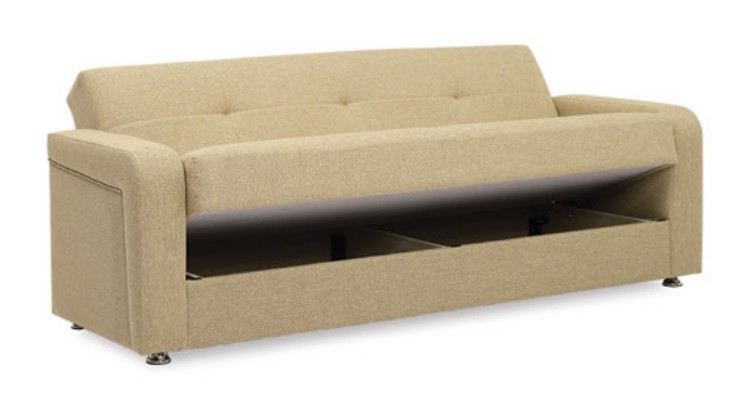 Harmony Fabric/PU Convertible Sofabed