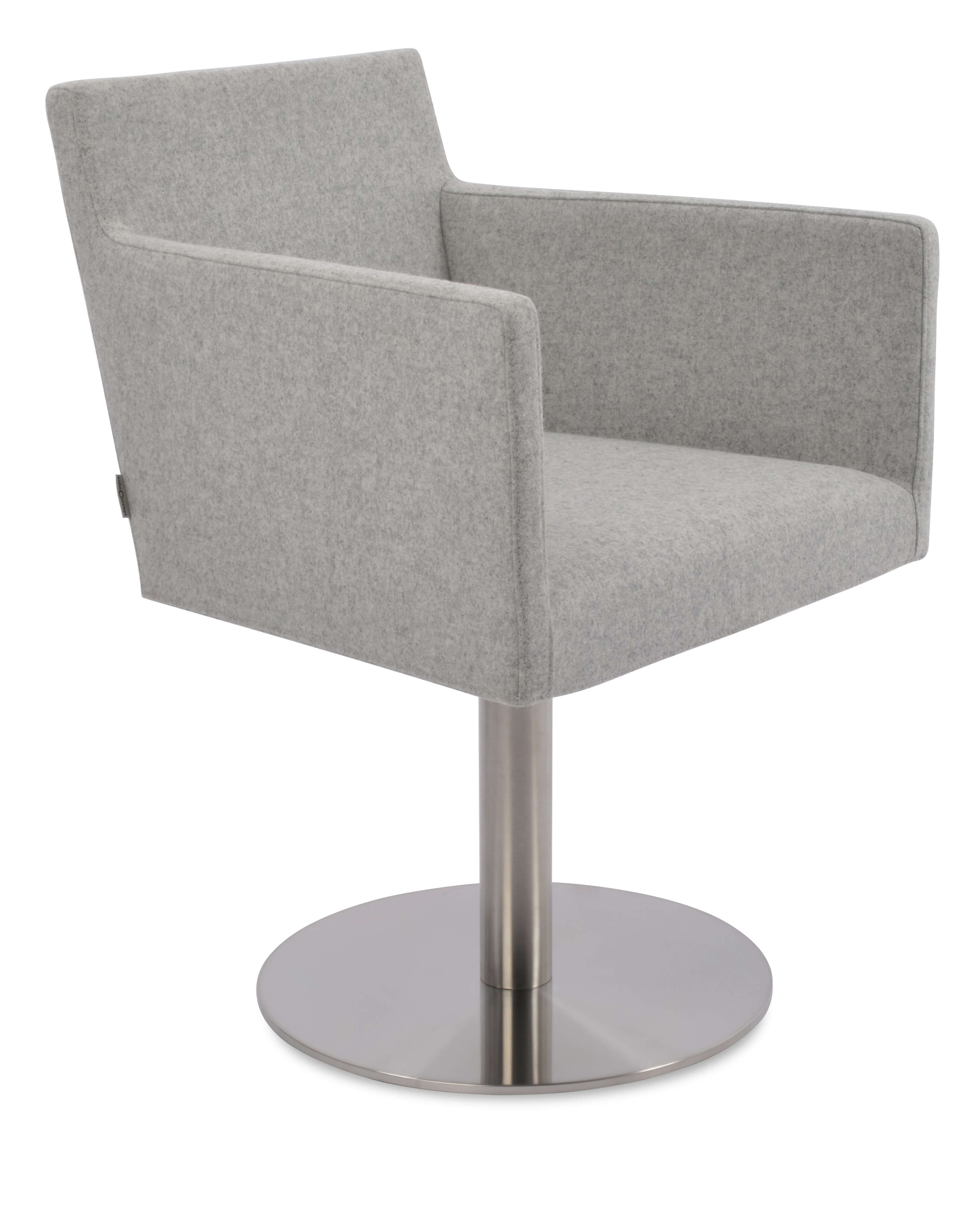 Harput Round Swivel Armchair