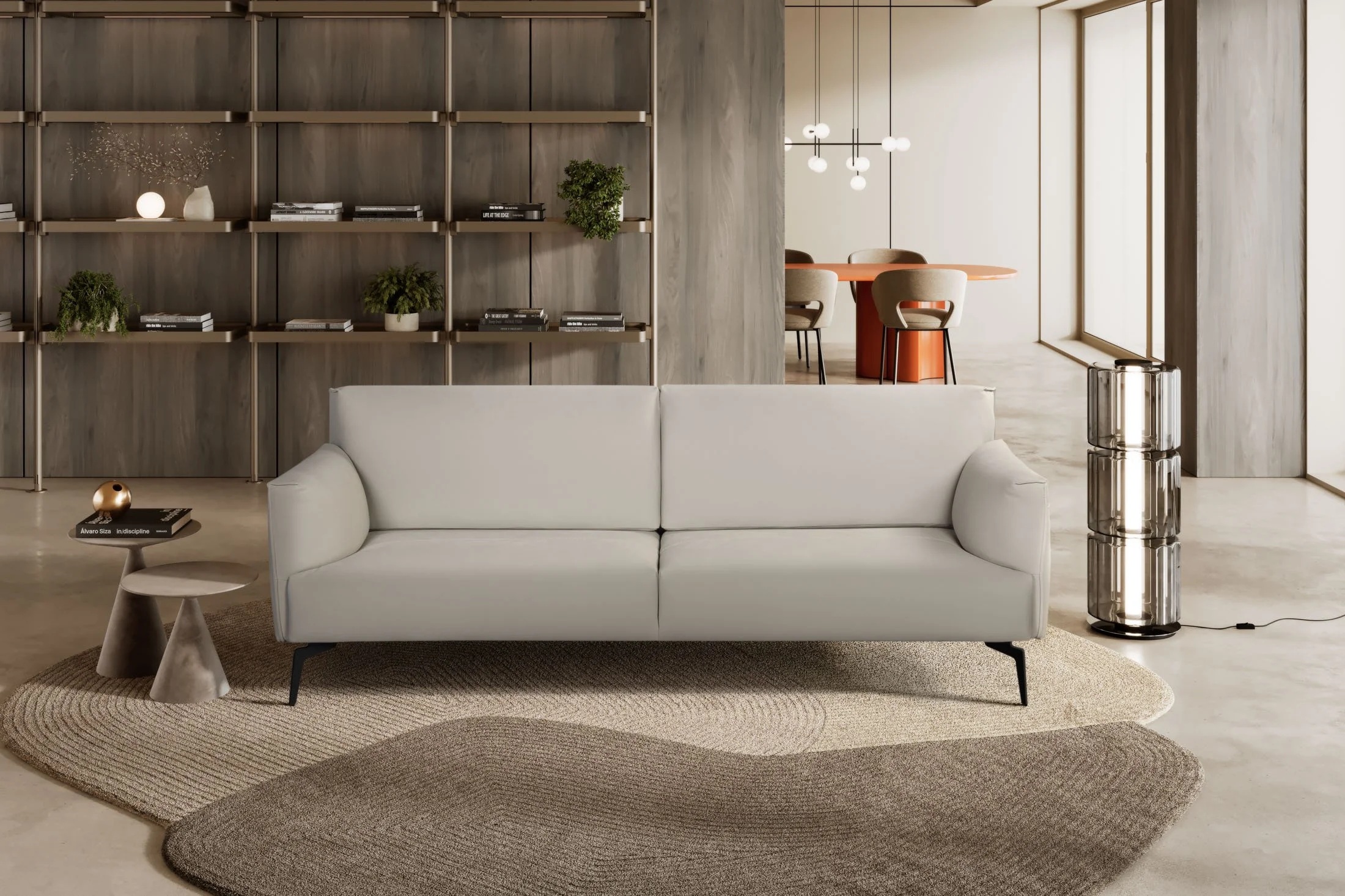 Haris Leather Sofa