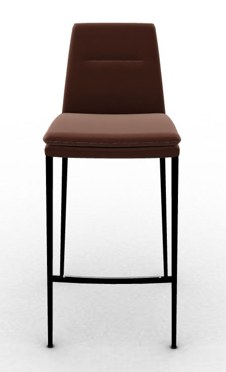 Carmen Fabric/Metal Customizable Counter Stool