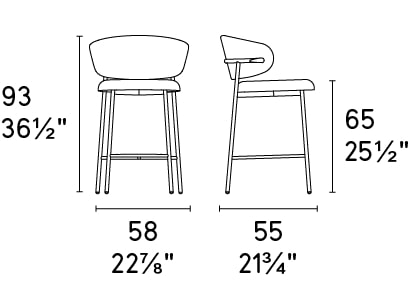 Oleandro Fabric/Metal Customizable Counter Stool